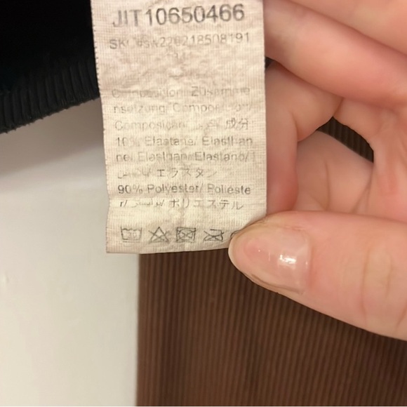 SHEIN Black and Brown Long Sleeve Crop Tops Set - Picture 5 of 5